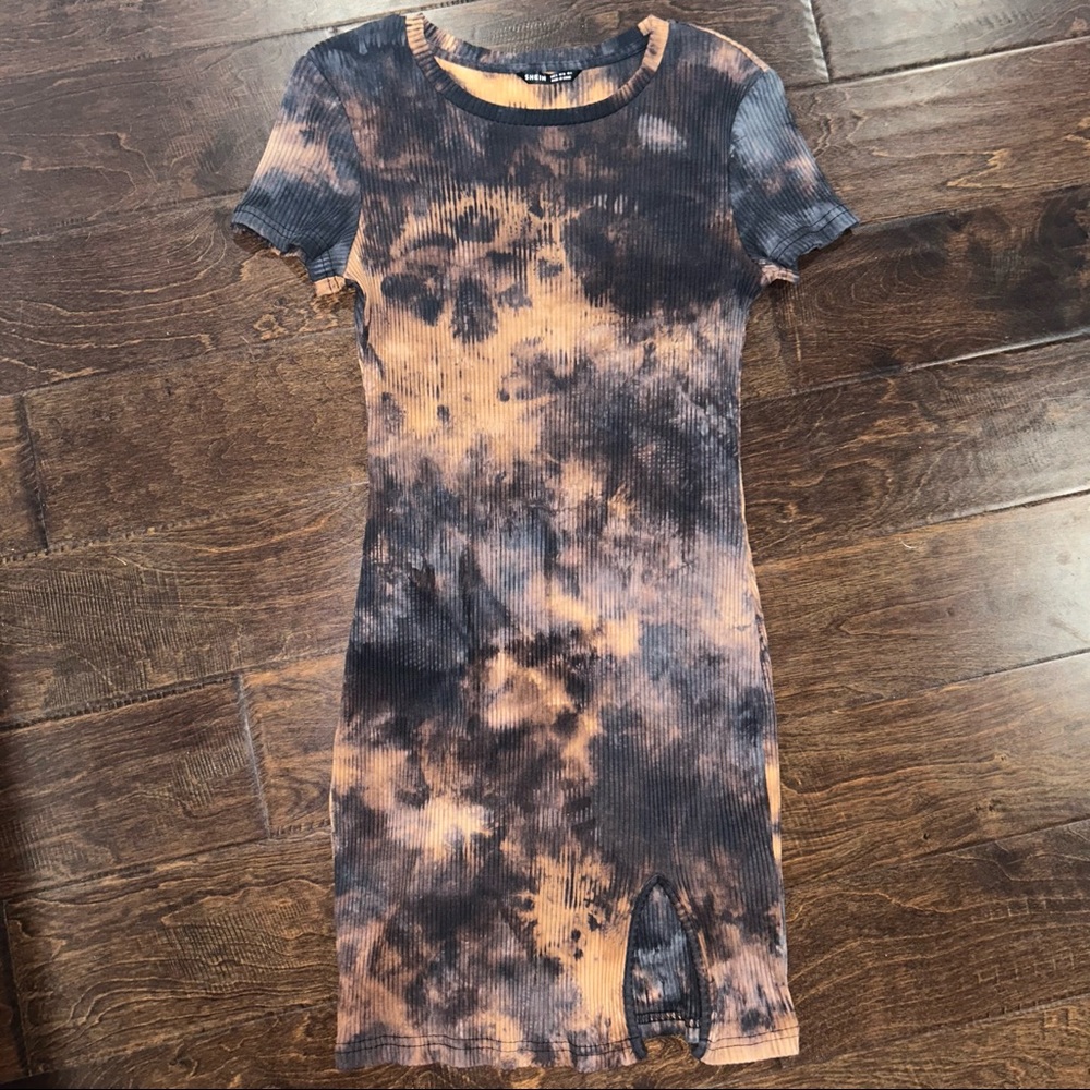 Shein tie dye mini dress
